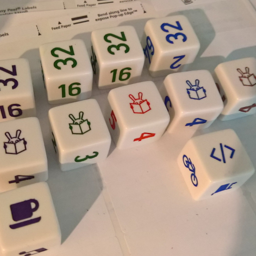 Example image of custom dice