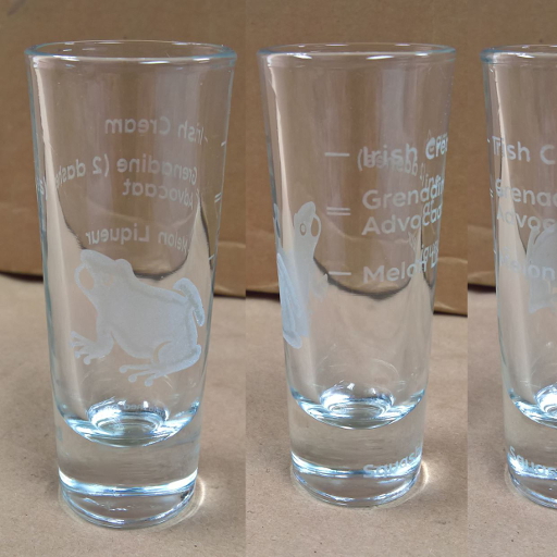 Example image of custom engraved glass