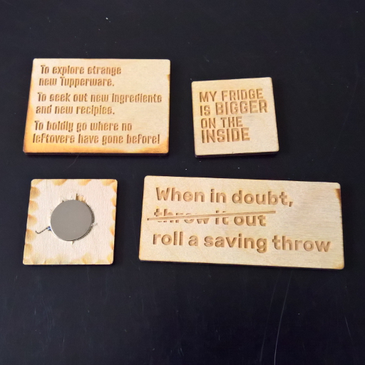 Example image of custom magnets